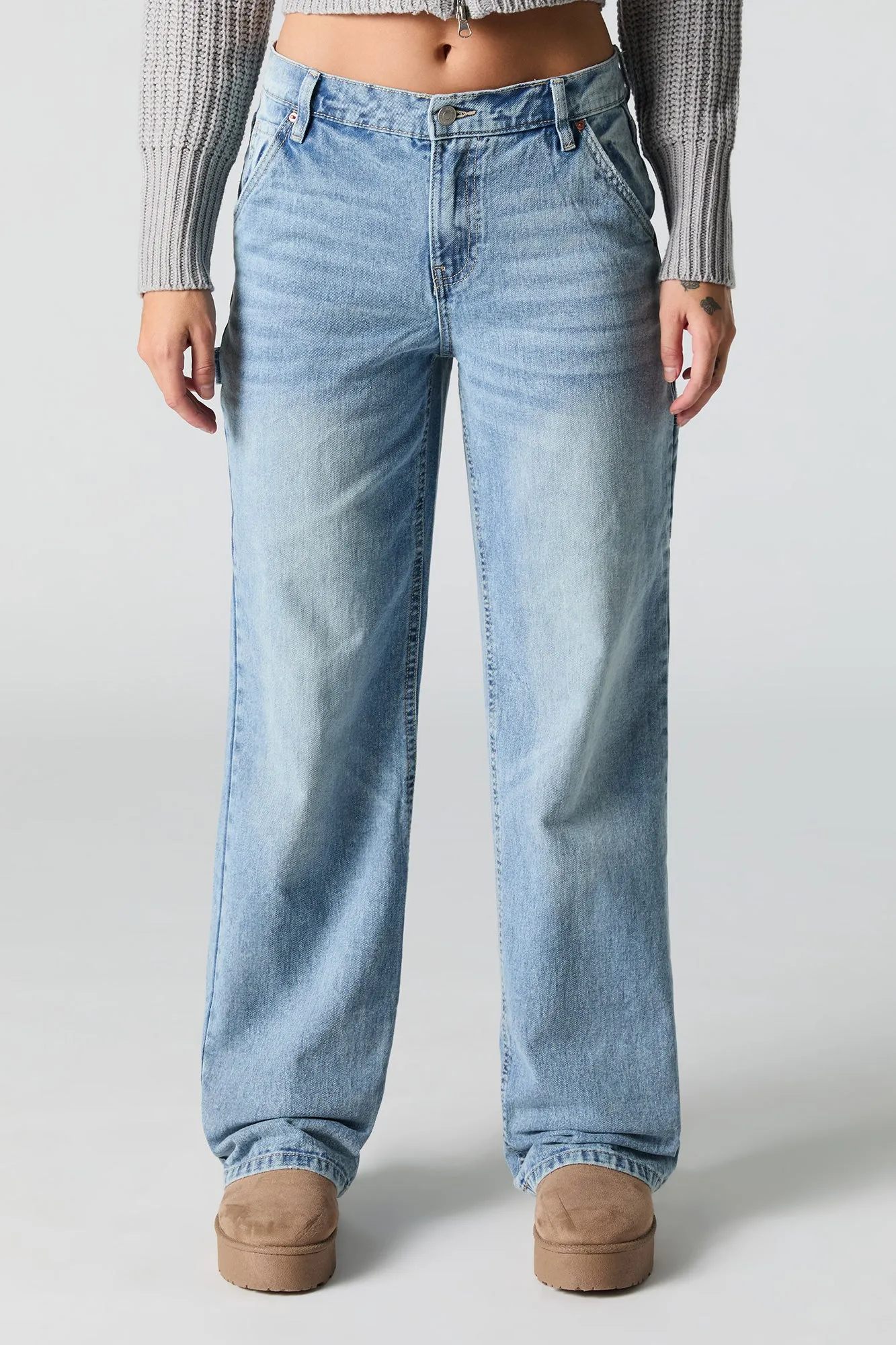 Wide Leg Carpenter Jean sold by Urban Planet product image thumbnail 2