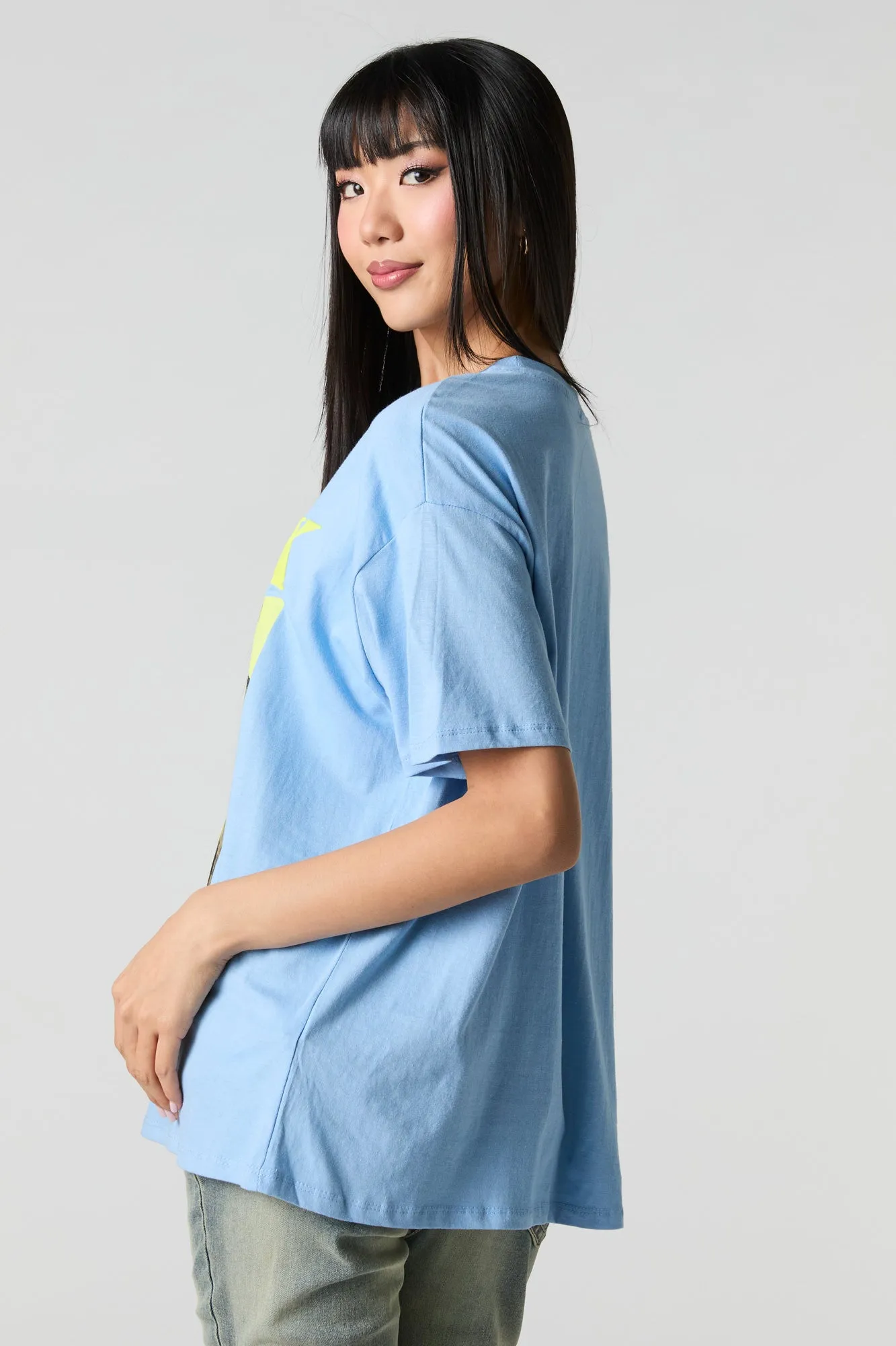 T-shirt coupe garçonne à imprimé matelassé Shrek sold by Urban Planet product image thumbnail 2