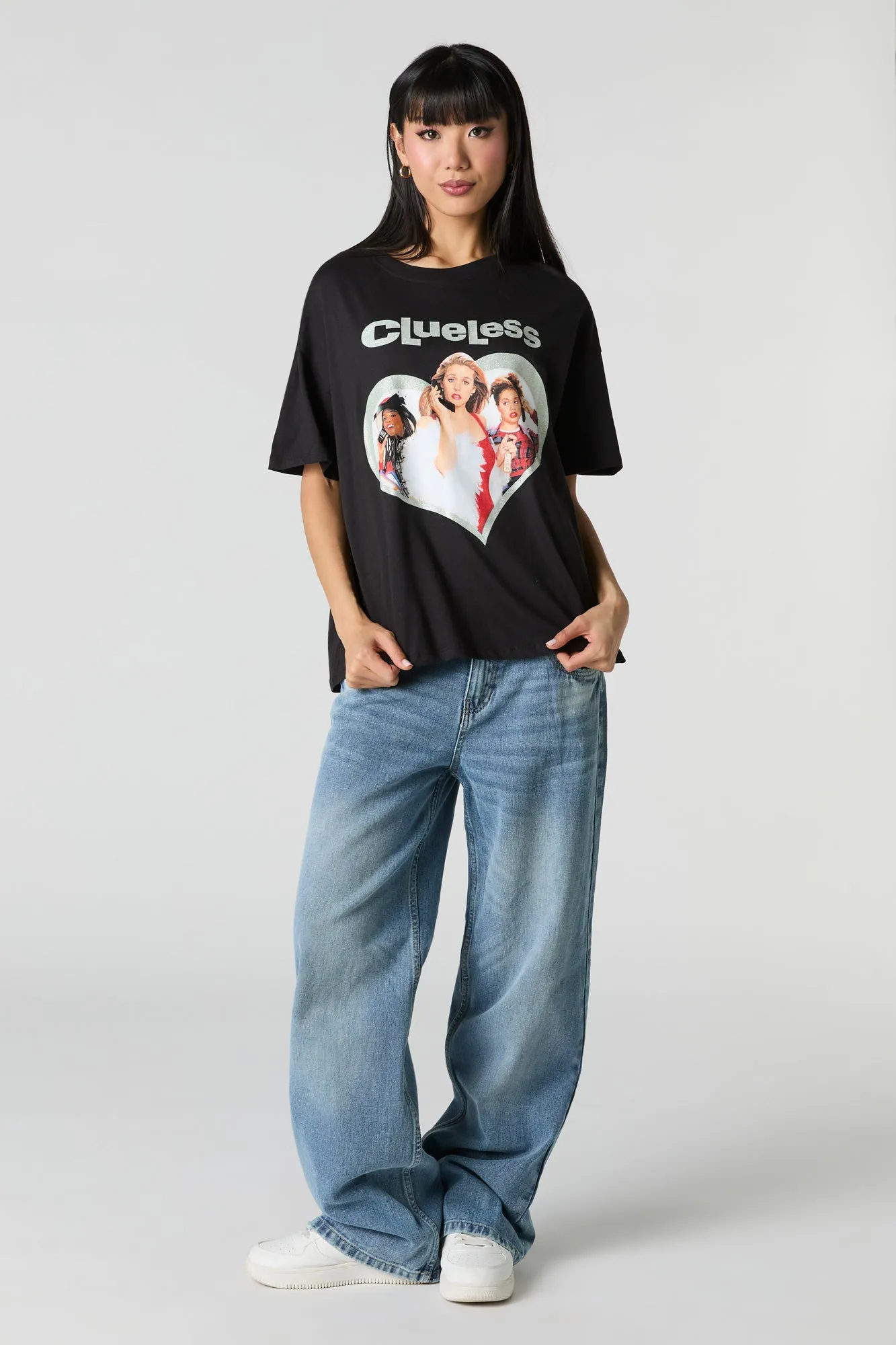 Clueless Graphic Boyfriend T-Shirt sold by Urban Planet product image thumbnail 3
