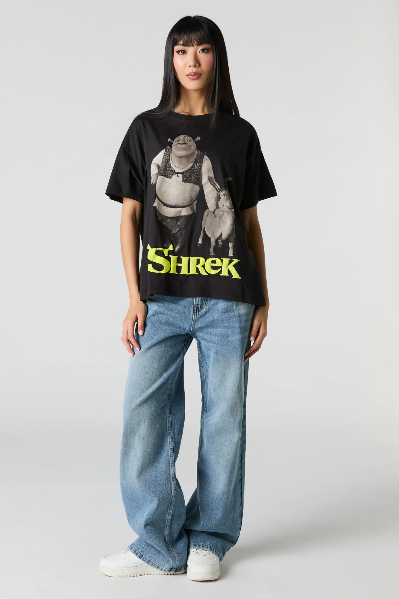 Shrek Graphic Boyfriend T-Shirt sold by Urban Planet product image thumbnail 3