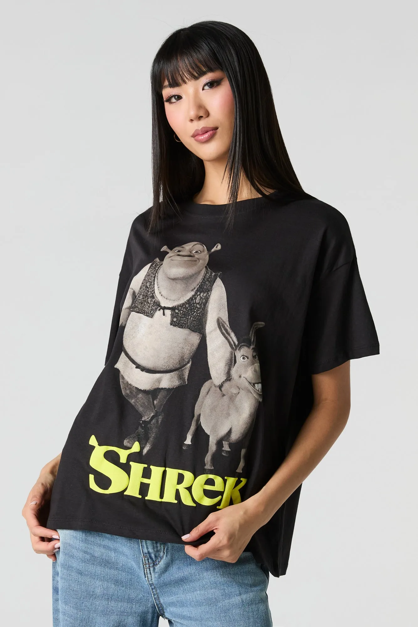 Shrek Graphic Boyfriend T-Shirt sold by Urban Planet