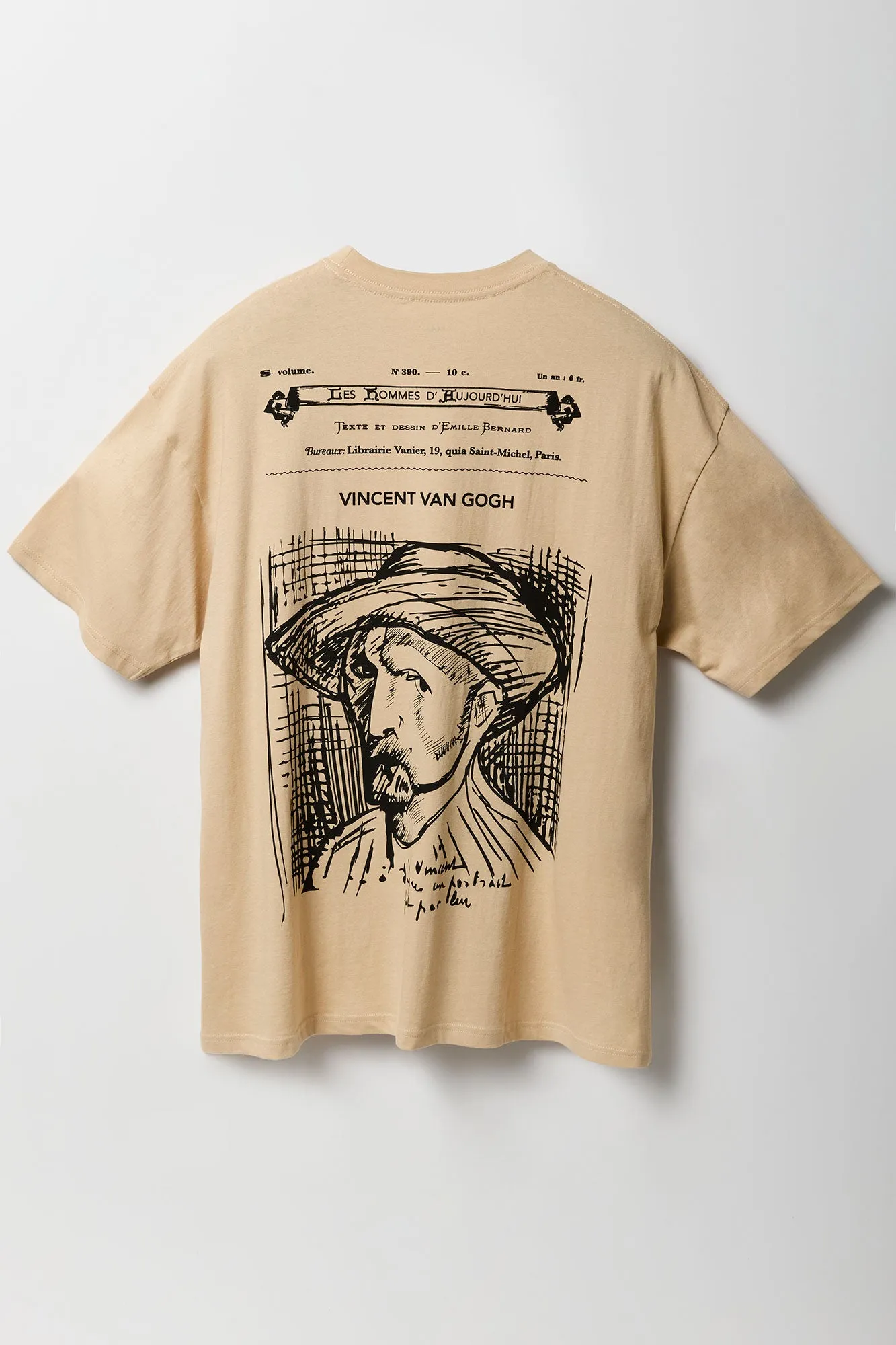 Vincent Van Gogh Graphic Relaxed T-Shirt sold by Urban Planet product image thumbnail 4