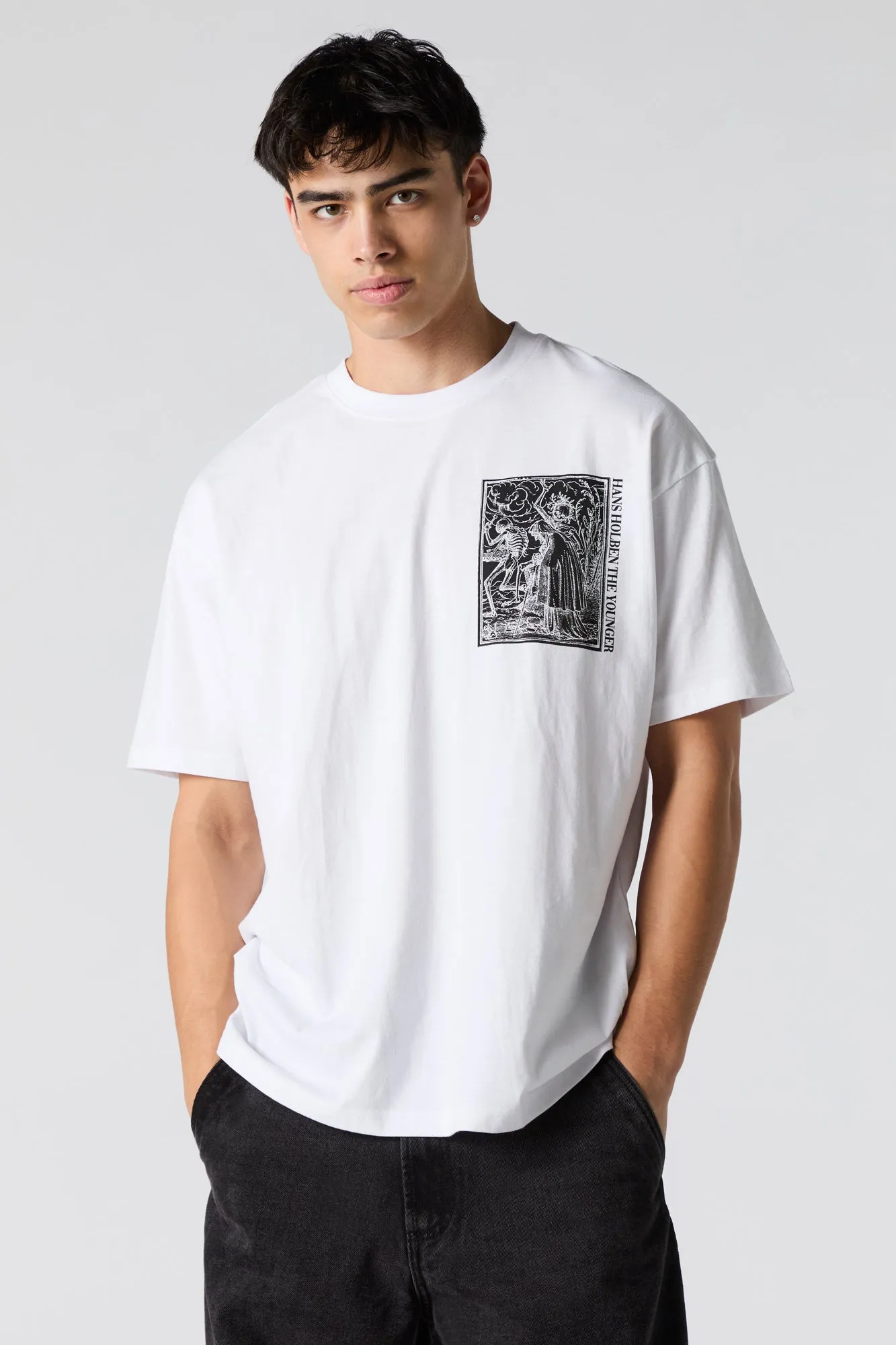 T-shirt décontracté à imprimé The Old Woman sold by Urban Planet product image thumbnail 2