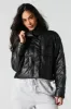 Quilted Faux Leather Jacket sold by Urban Planet