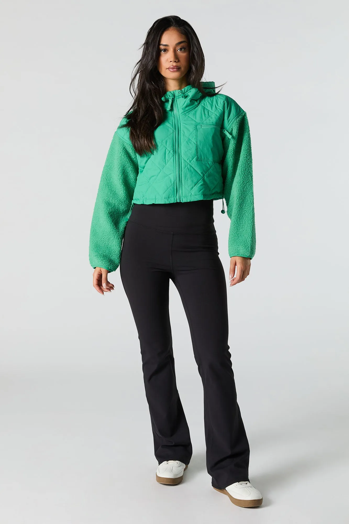 Blouson matelassé avec manches en Sherpa sold by Urban Planet product image thumbnail 3