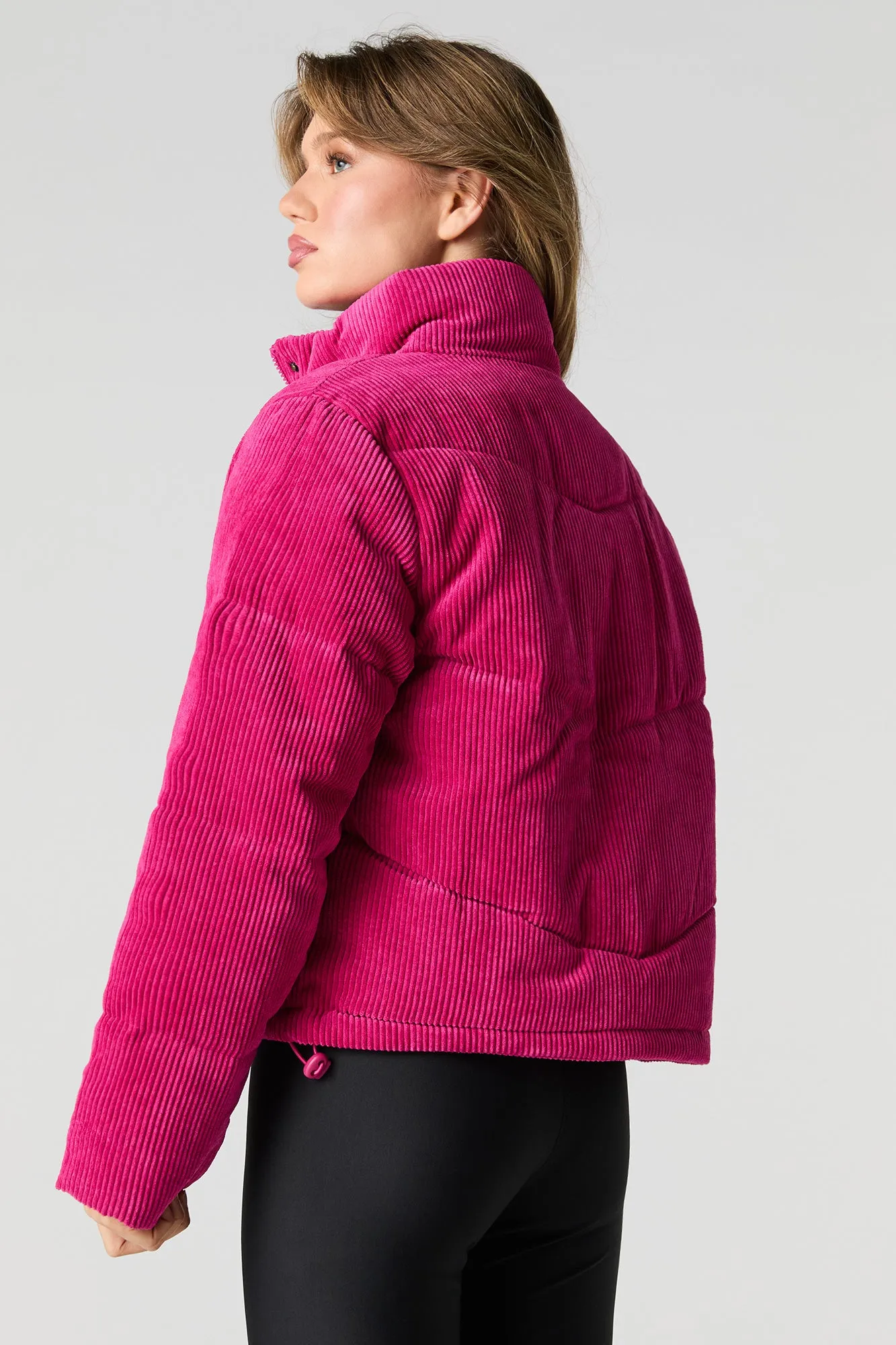 Corduroy Puffer Jacket sold by Urban Planet product image thumbnail 2