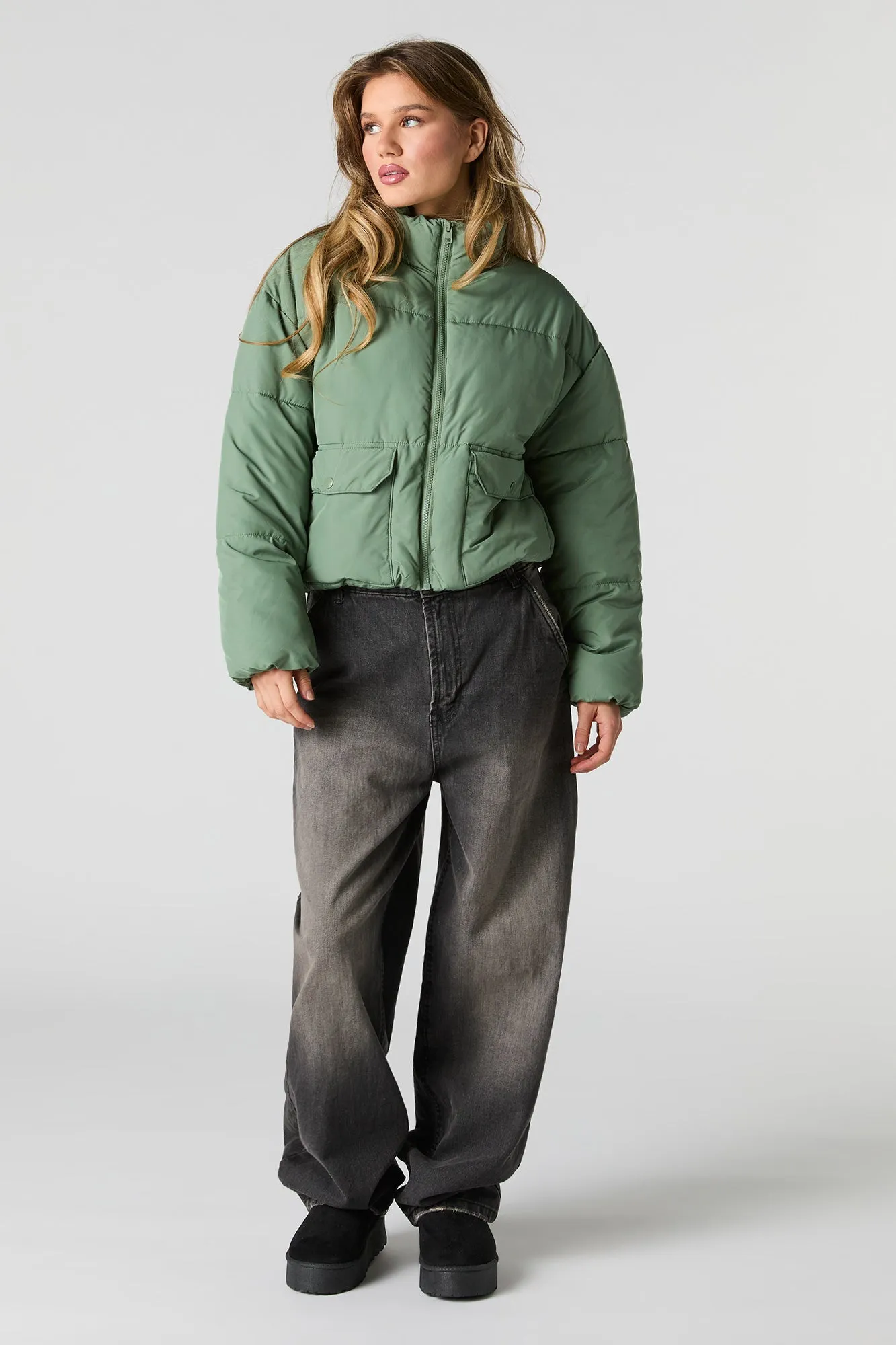Blouson bouffant avec col cheminée sold by Urban Planet product image thumbnail 3