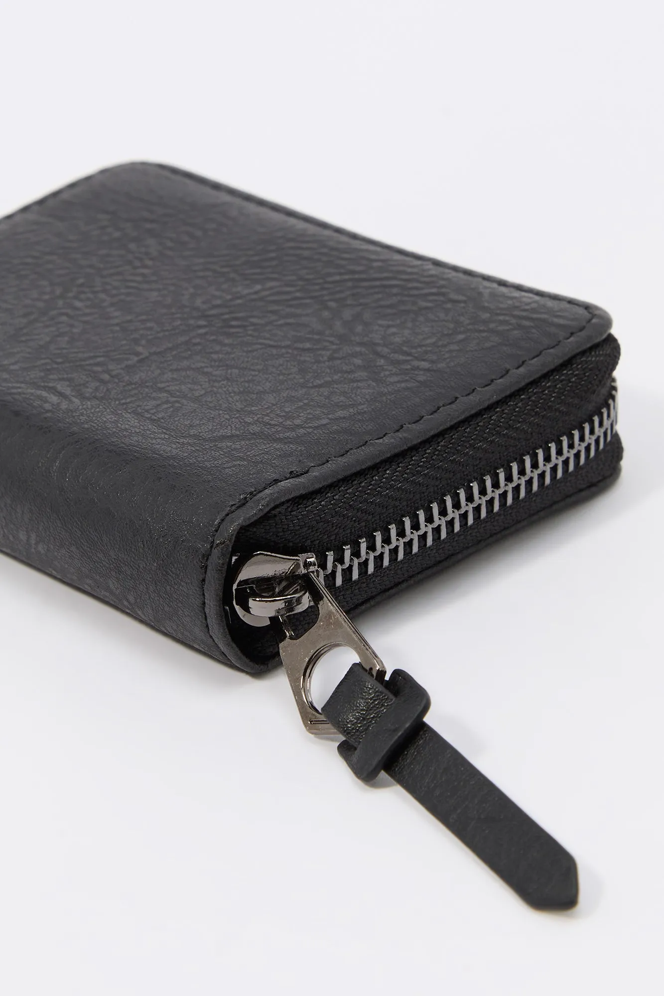 Faux Leather Zipper Wallet sold by Urban Planet product image thumbnail 3