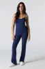 Seamless Ribbed Contrast Cami with Built In Bra Cups sold by Urban Planet