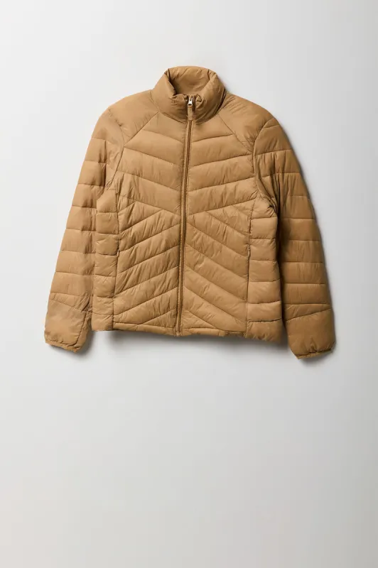 Nylon Puffer Jacket sold by Urban Planet