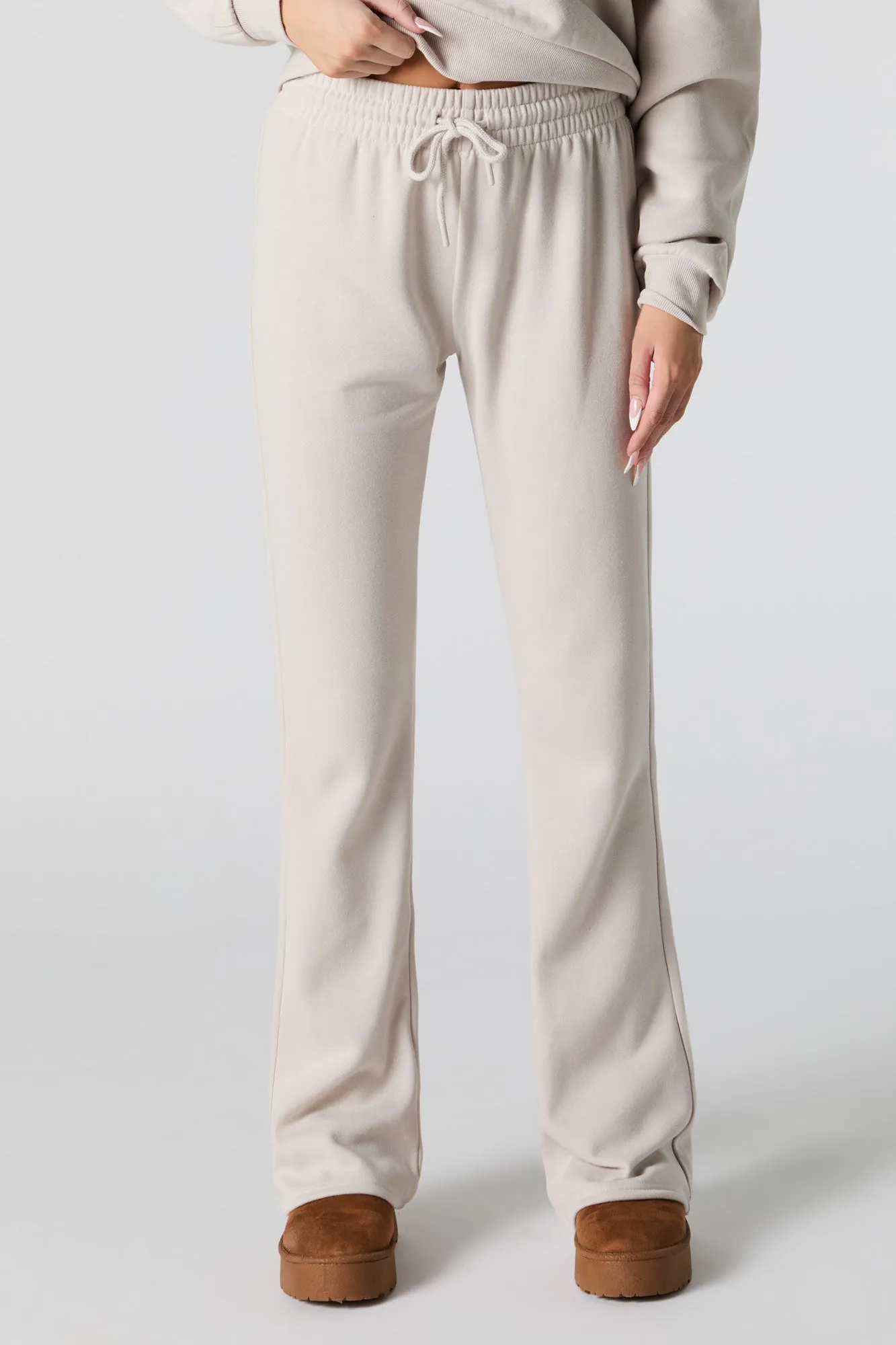 Pantalon d'entraînement à jambe évasée en molleton sold by Urban Planet product image thumbnail 2