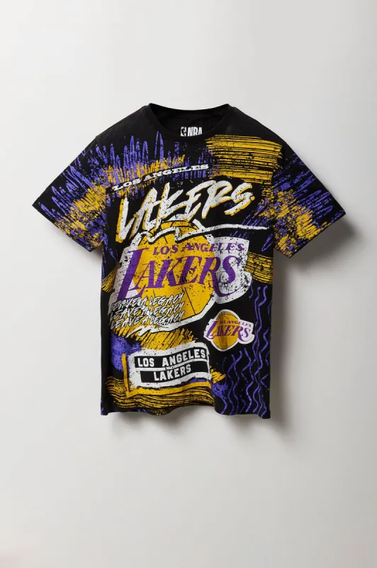 T-shirt à imprimé LA Lakers sold by Urban Planet