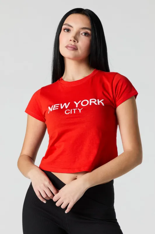 T-shirt court à imprimé New York sold by Urban Planet