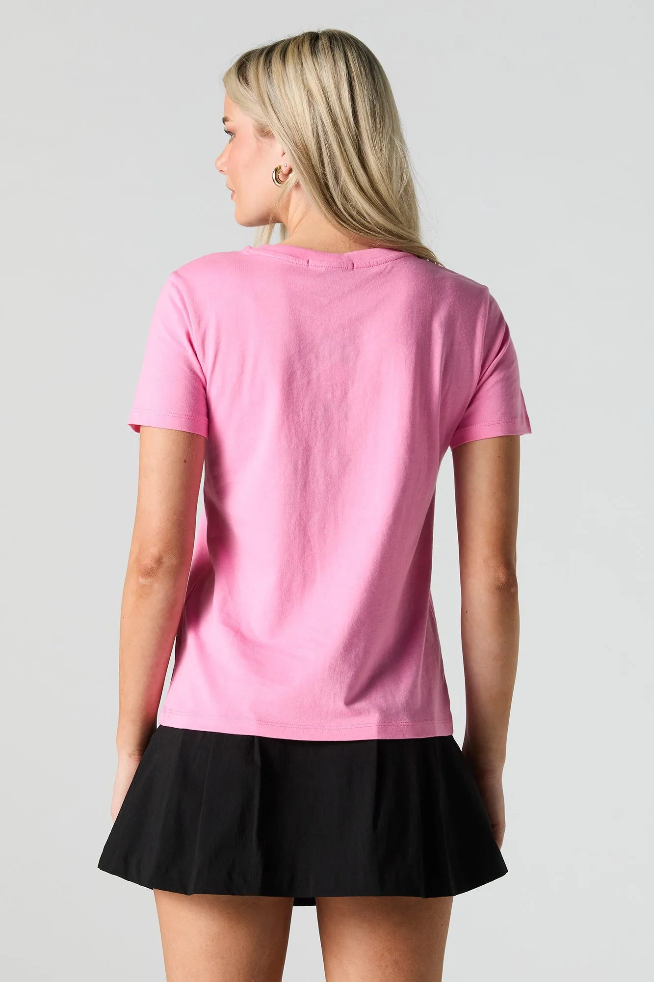 Dramatic Embroidered Graphic T-Shirt sold by Urban Planet product image thumbnail 2