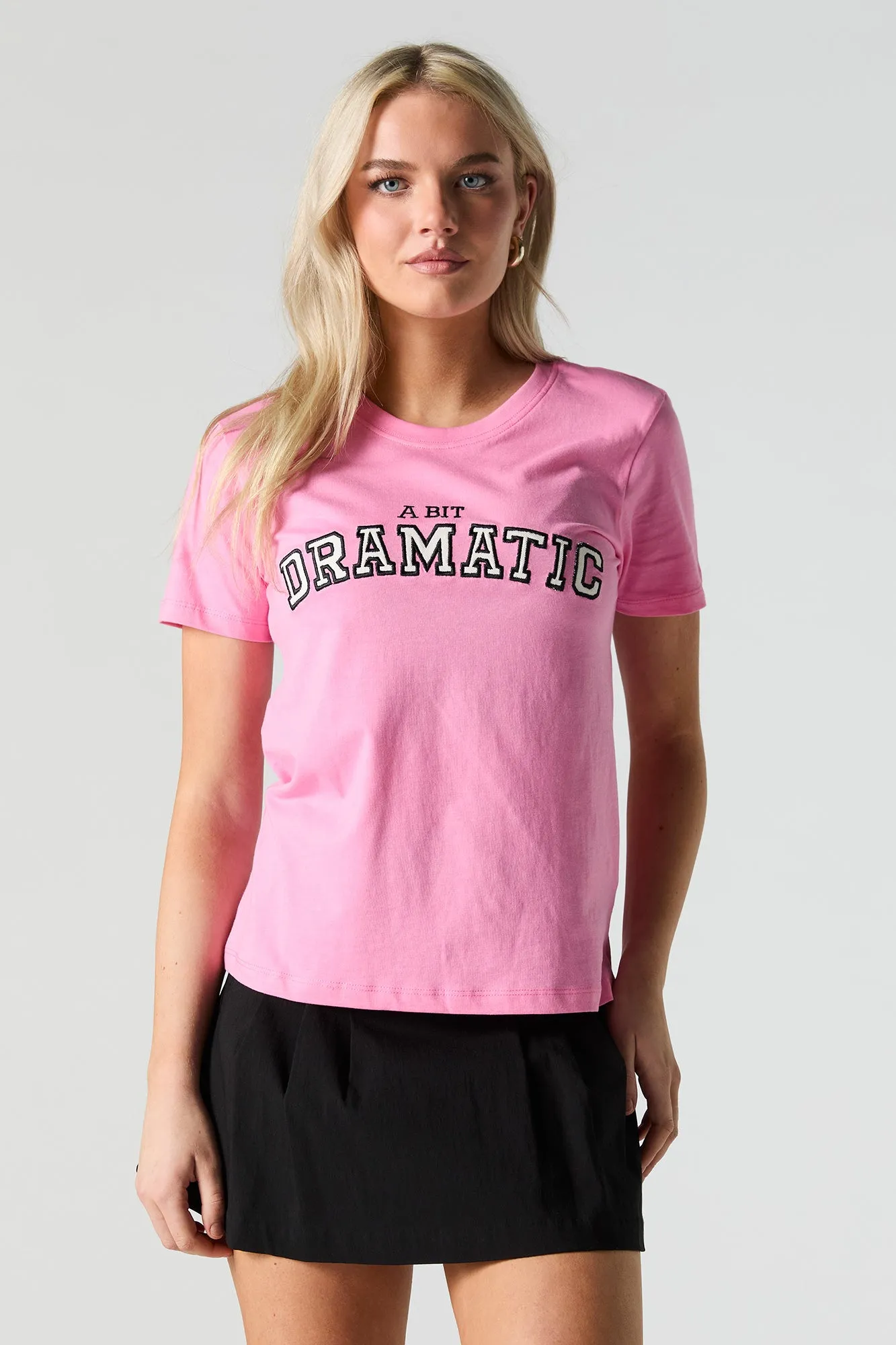 Dramatic Embroidered Graphic T-Shirt sold by Urban Planet