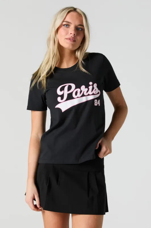 T-shirt à imprimé Paris 84 sold by Urban Planet