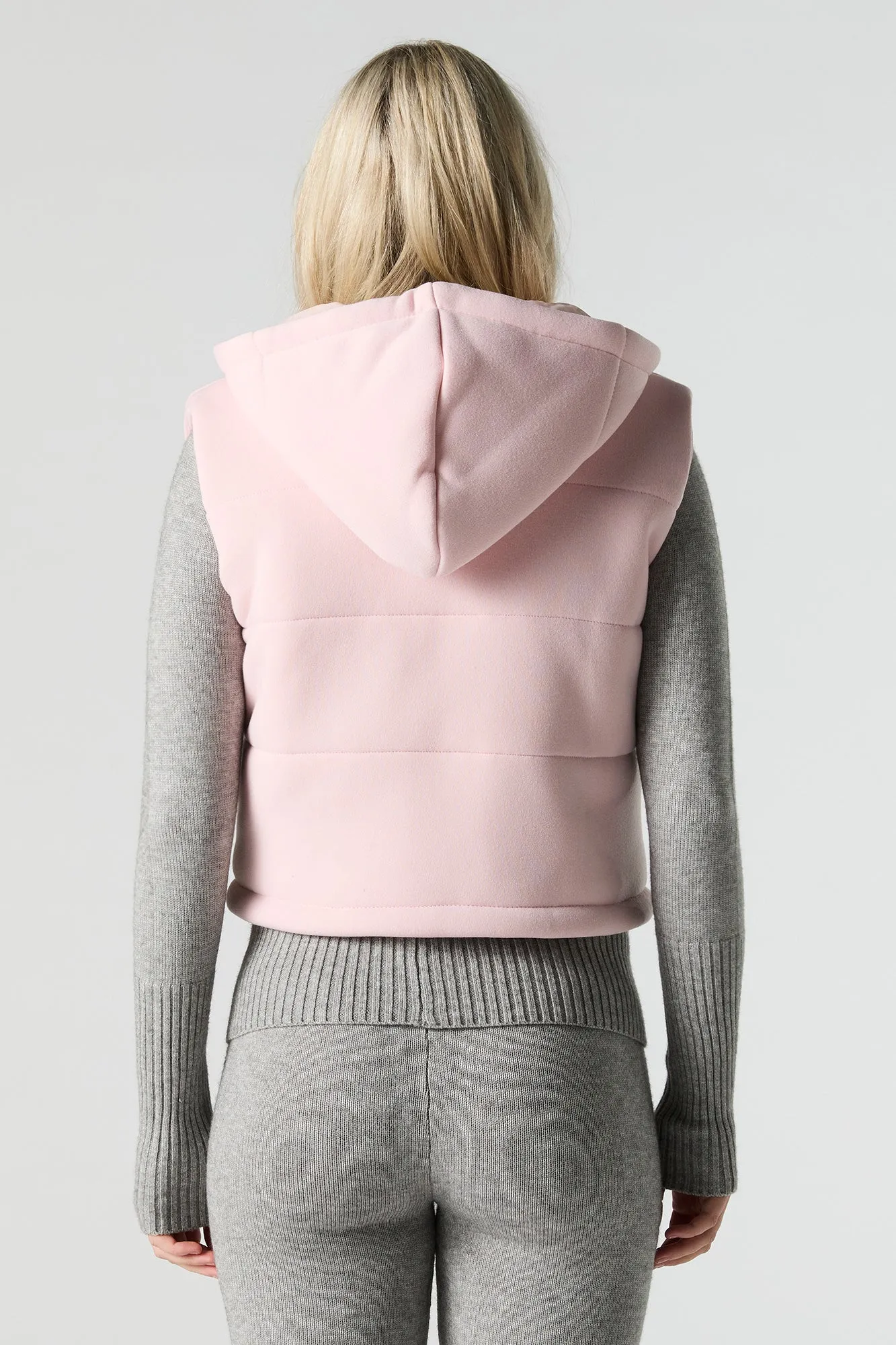 Gilet bouffant à capuchon en laine polaire sold by Urban Planet product image thumbnail 2