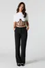 T-shirt corset en filet diaphane sold by Urban Planet