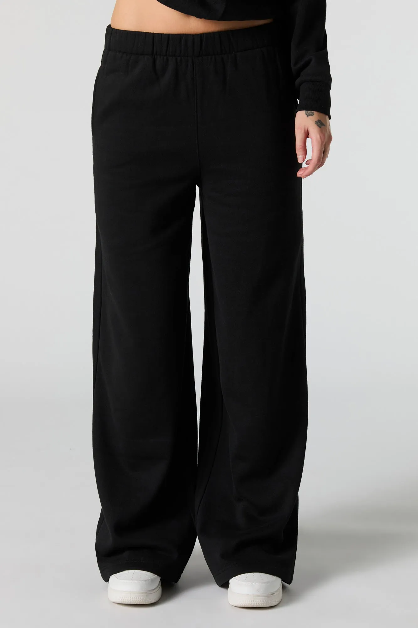 Rebel Born Graphic Fleece Wide Leg Sweatpant sold by Urban Planet product image thumbnail 3