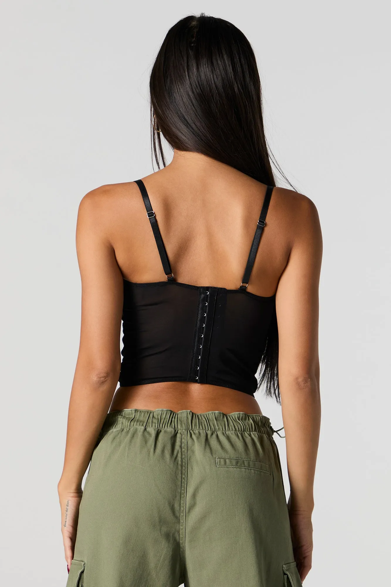 Floral Lace Corset Top sold by Urban Planet product image thumbnail 5