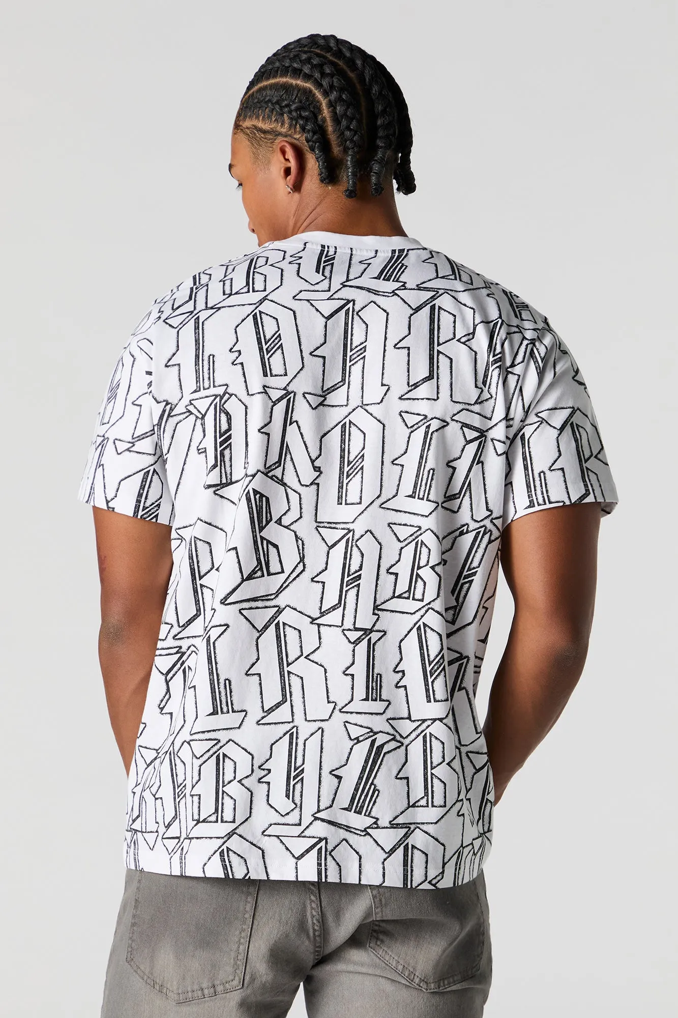 T-shirt ras du cou à imprimé Block Letter sold by Urban Planet product image thumbnail 2