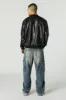 Jean cargo rigide baggy à 6 poches délavé vintage sold by Urban Planet
