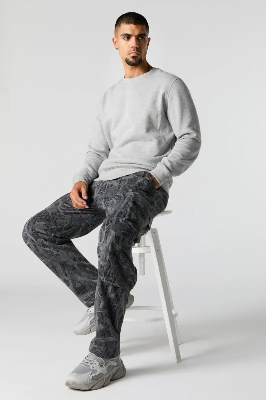 Fleece Multi Pocket Cargo Jogger sold by Urban Planet