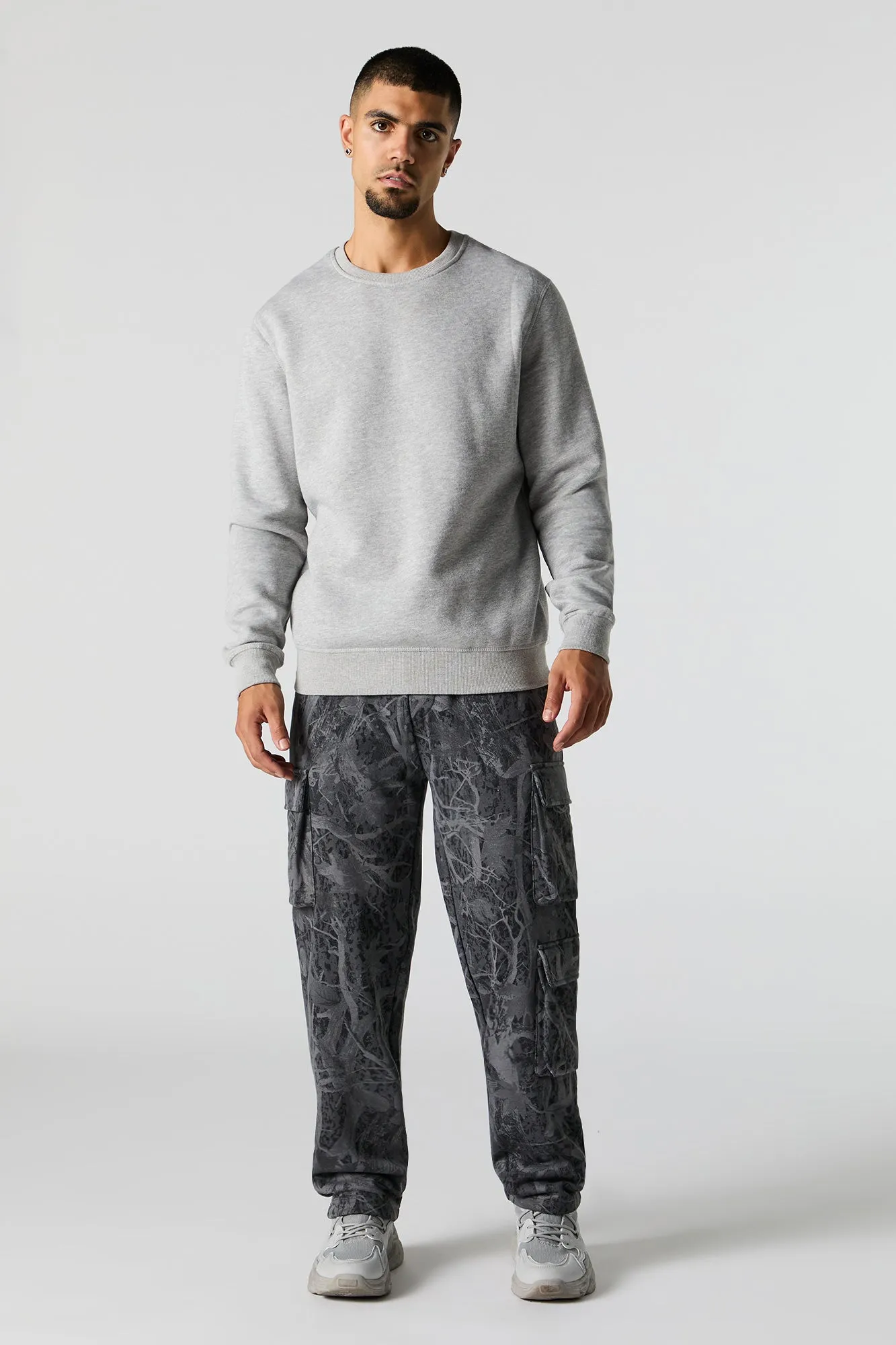 Fleece Multi Pocket Cargo Jogger sold by Urban Planet product image thumbnail 3