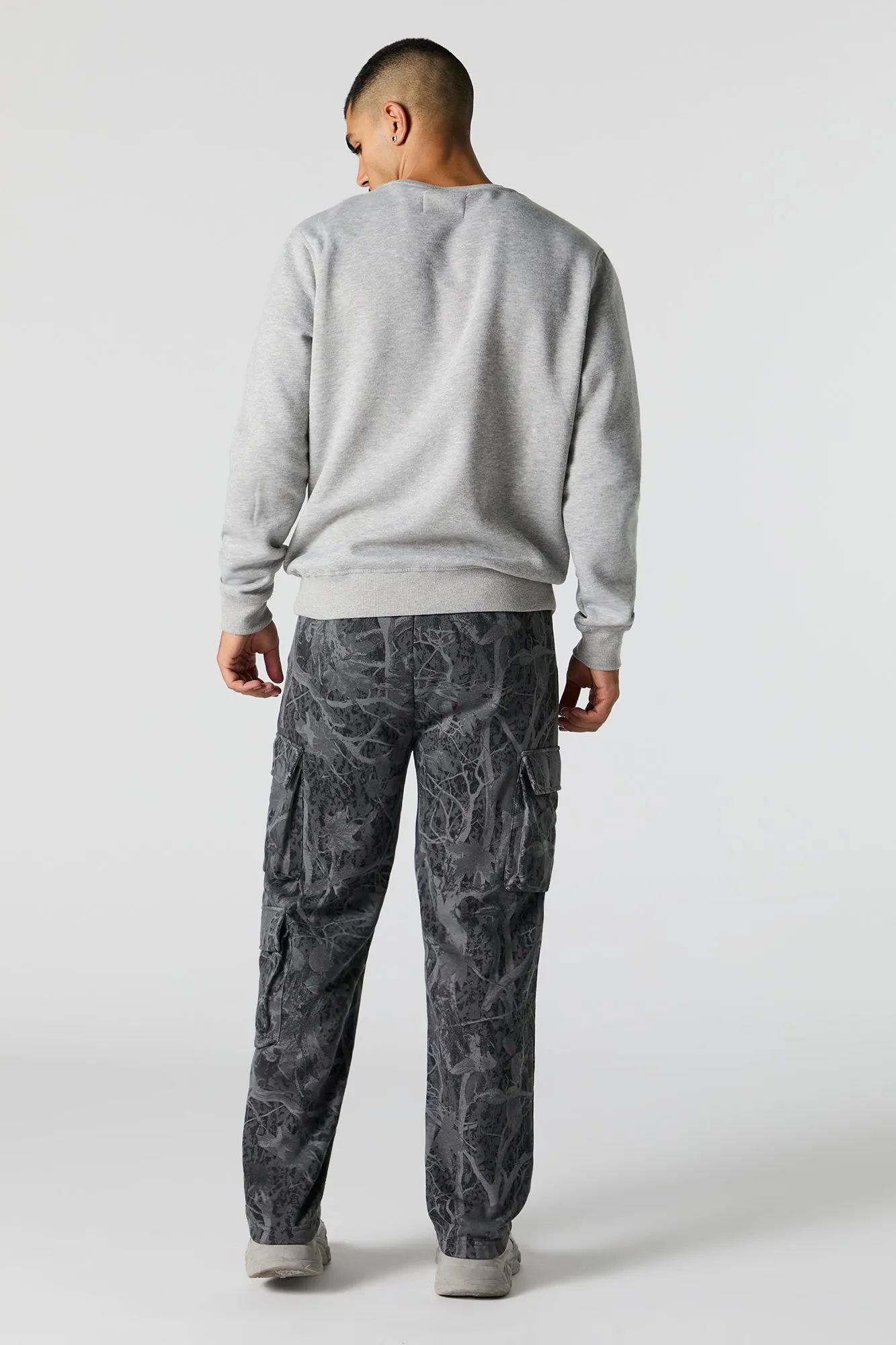 Fleece Multi Pocket Cargo Jogger sold by Urban Planet product image thumbnail 4