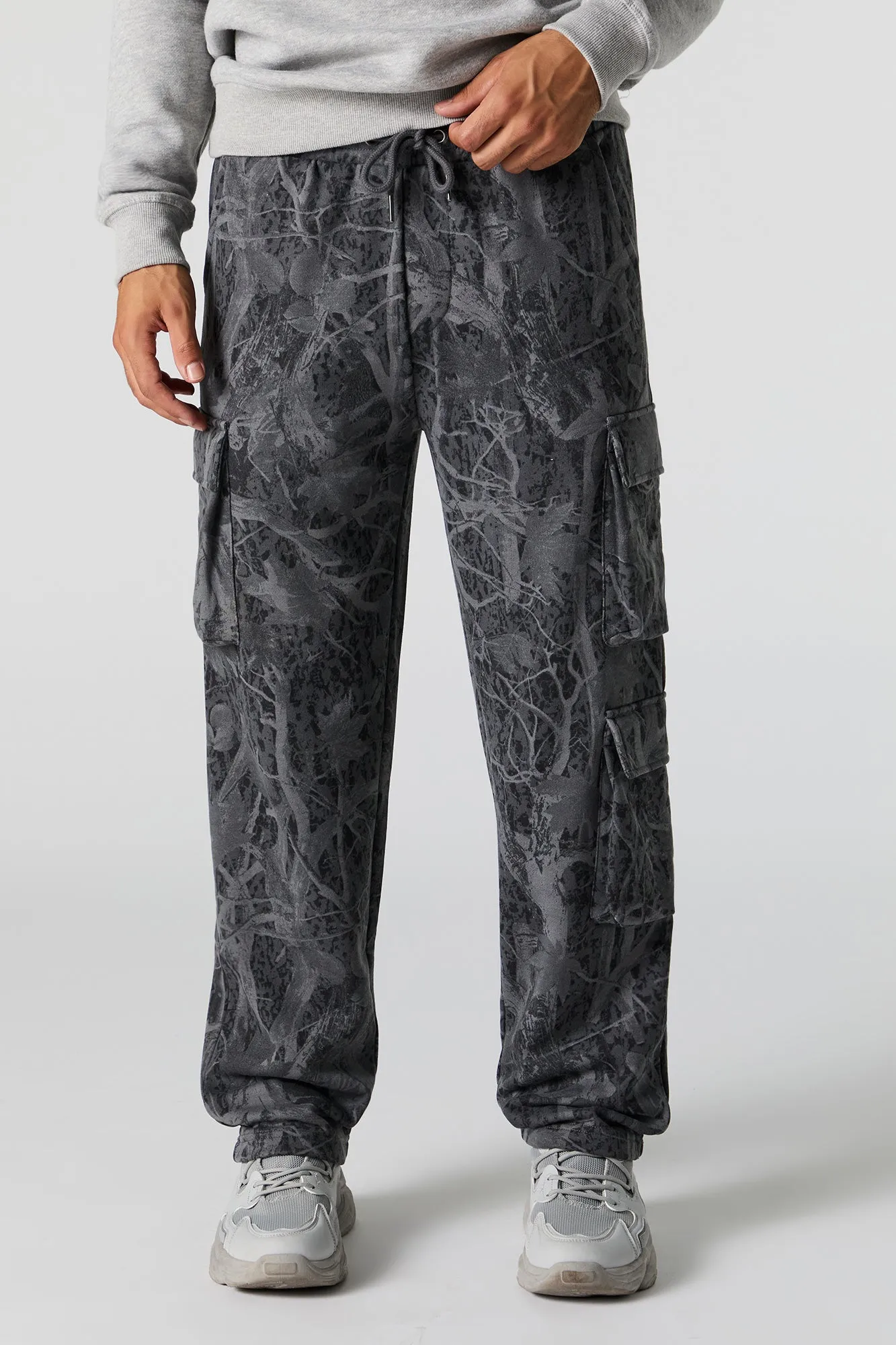 Jogger cargo en molleton avec poches multiples sold by Urban Planet product image thumbnail 2