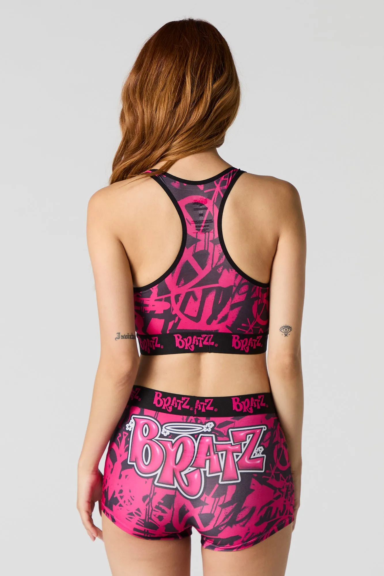 Bratz Sports Bra & Boy Short 2 Piece Set sold by Urban Planet product image thumbnail 3