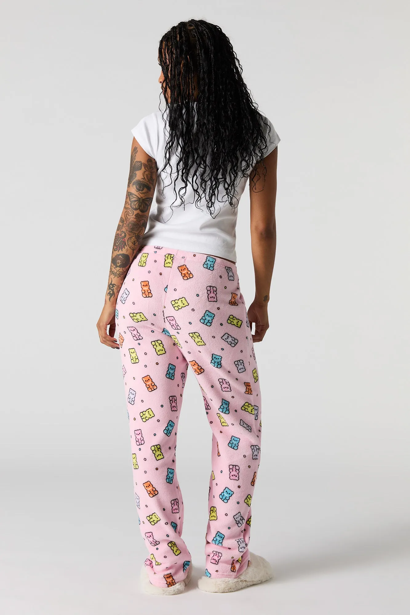 Pantalon de pyjama en peluche imprimé sold by Urban Planet product image thumbnail 3