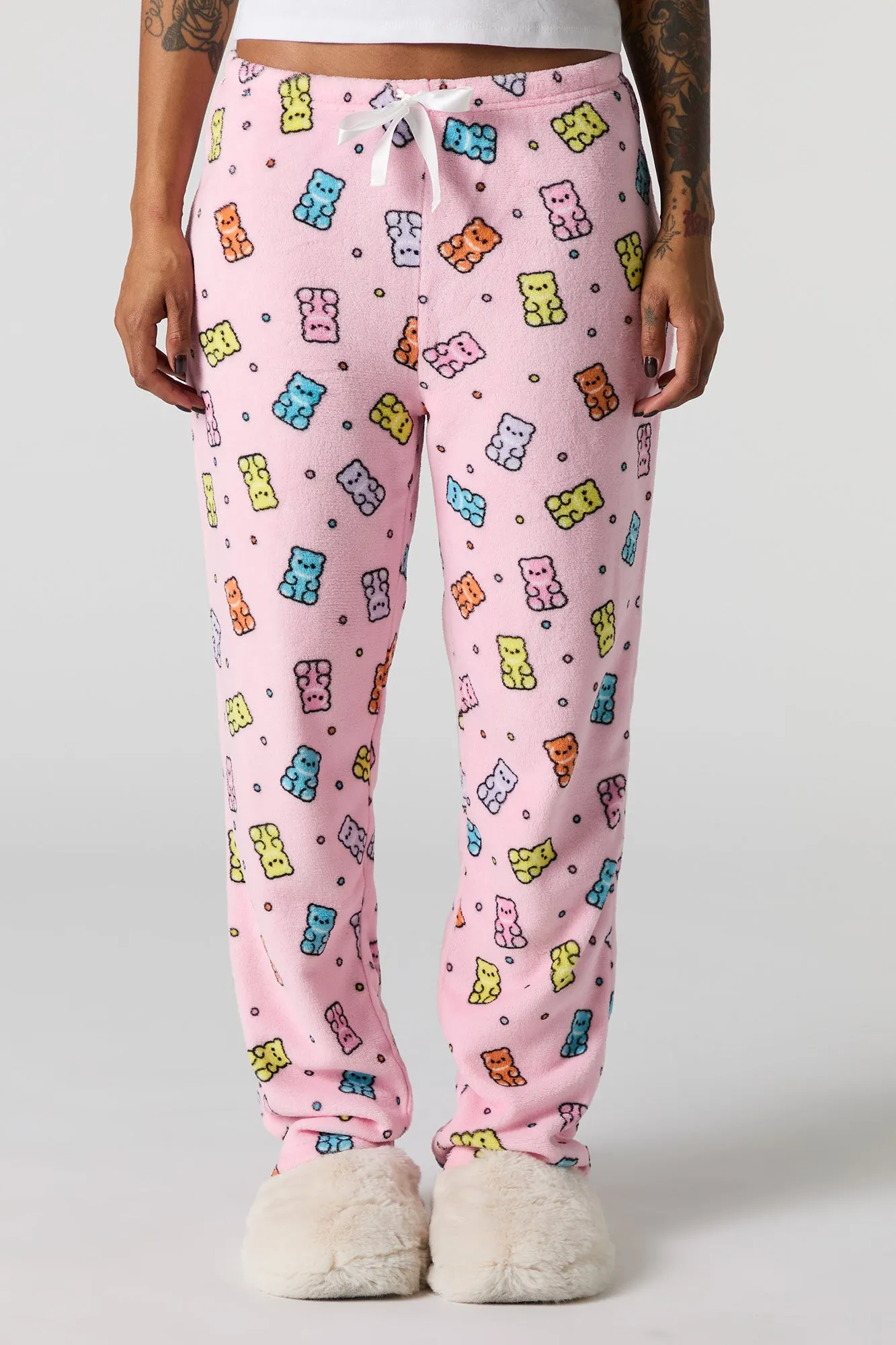 Pantalon de pyjama en peluche imprimé sold by Urban Planet product image thumbnail 2