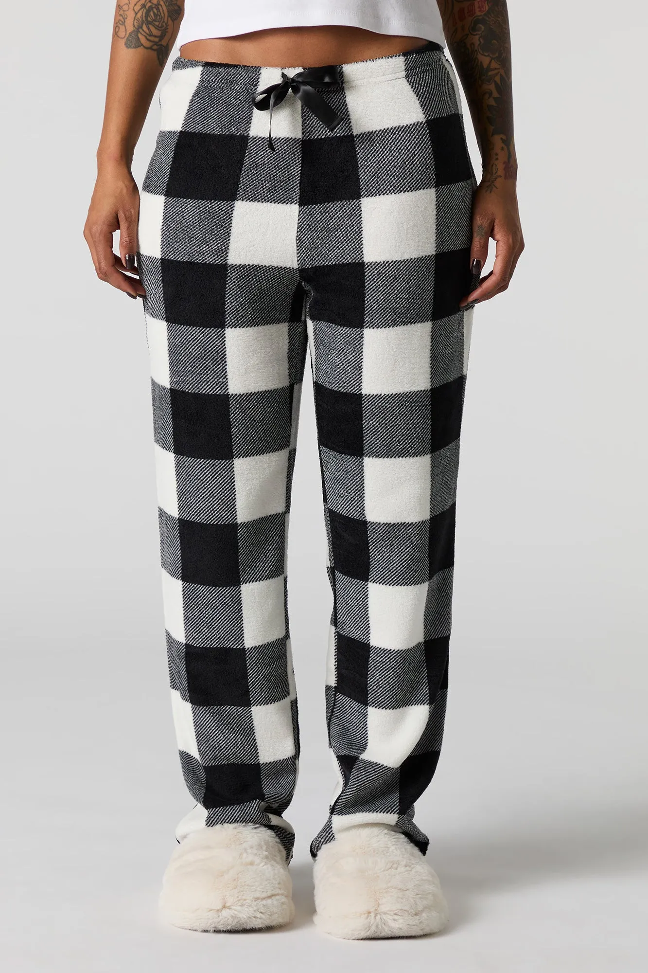 Pantalon de pyjama en peluche imprimé sold by Urban Planet product image thumbnail 5