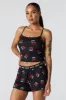 Ensemble pyjama avec débardeur et short en tricot de pointelle sold by Urban Planet