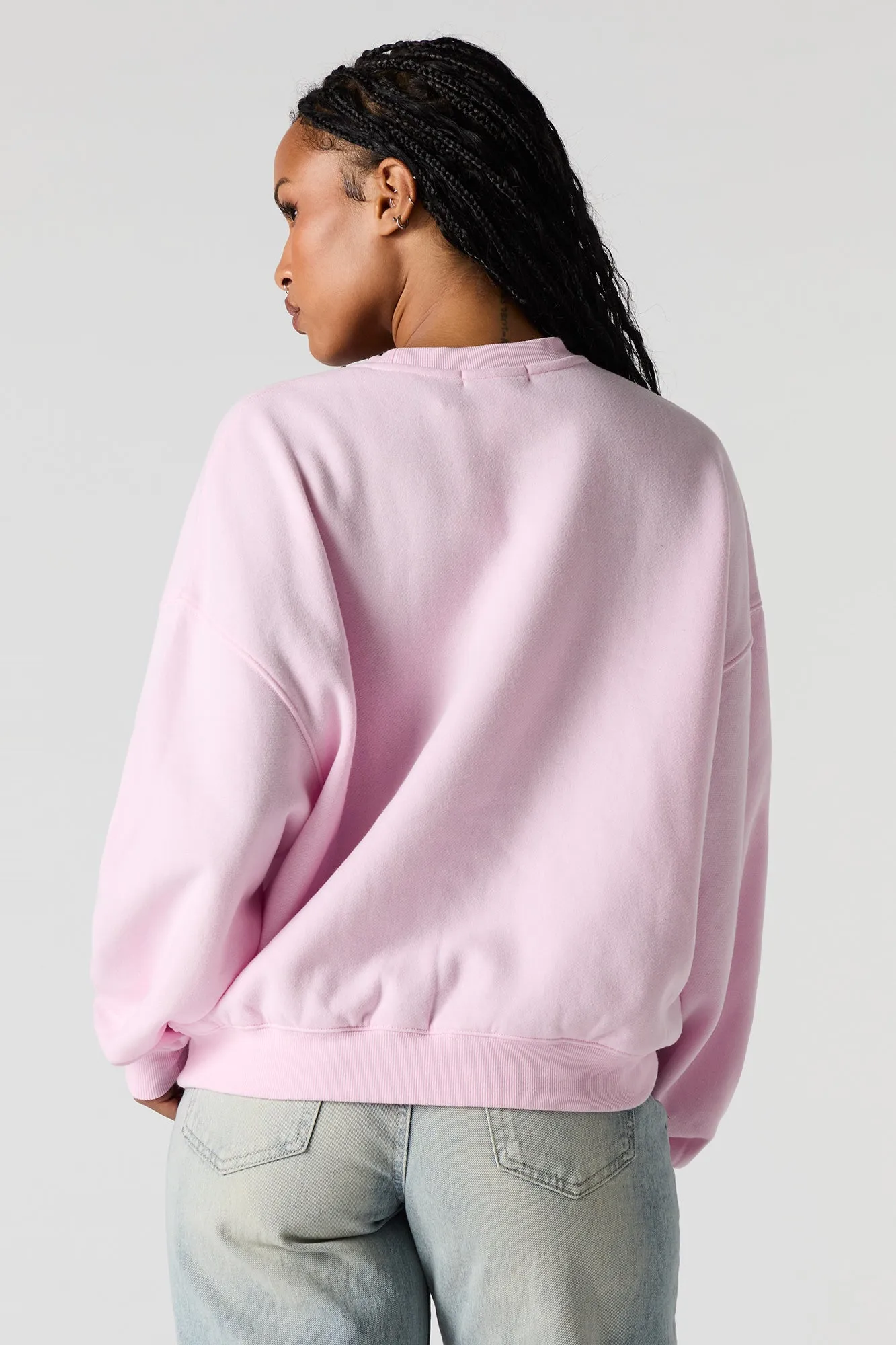 High Maintenance Embroidered Fleece Sweatshirt sold by Urban Planet product image thumbnail 2