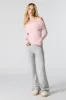 Ribbed Knit Off Shoulder Sweater sold by Urban Planet