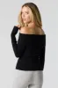 Ribbed Knit Off Shoulder Sweater sold by Urban Planet