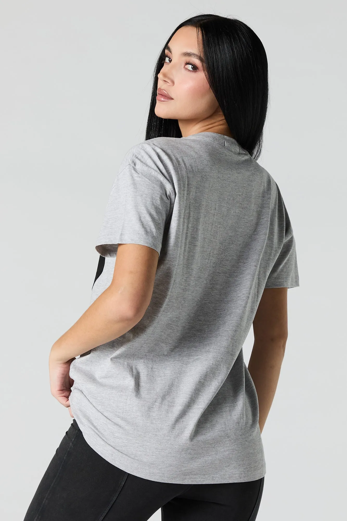 92 Twill Embroidered Boyfriend T-Shirt sold by Urban Planet product image thumbnail 2