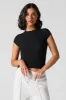 Ribbed High Neck T-Shirt sold by Urban Planet
