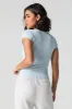 Ribbed High Neck T-Shirt sold by Urban Planet