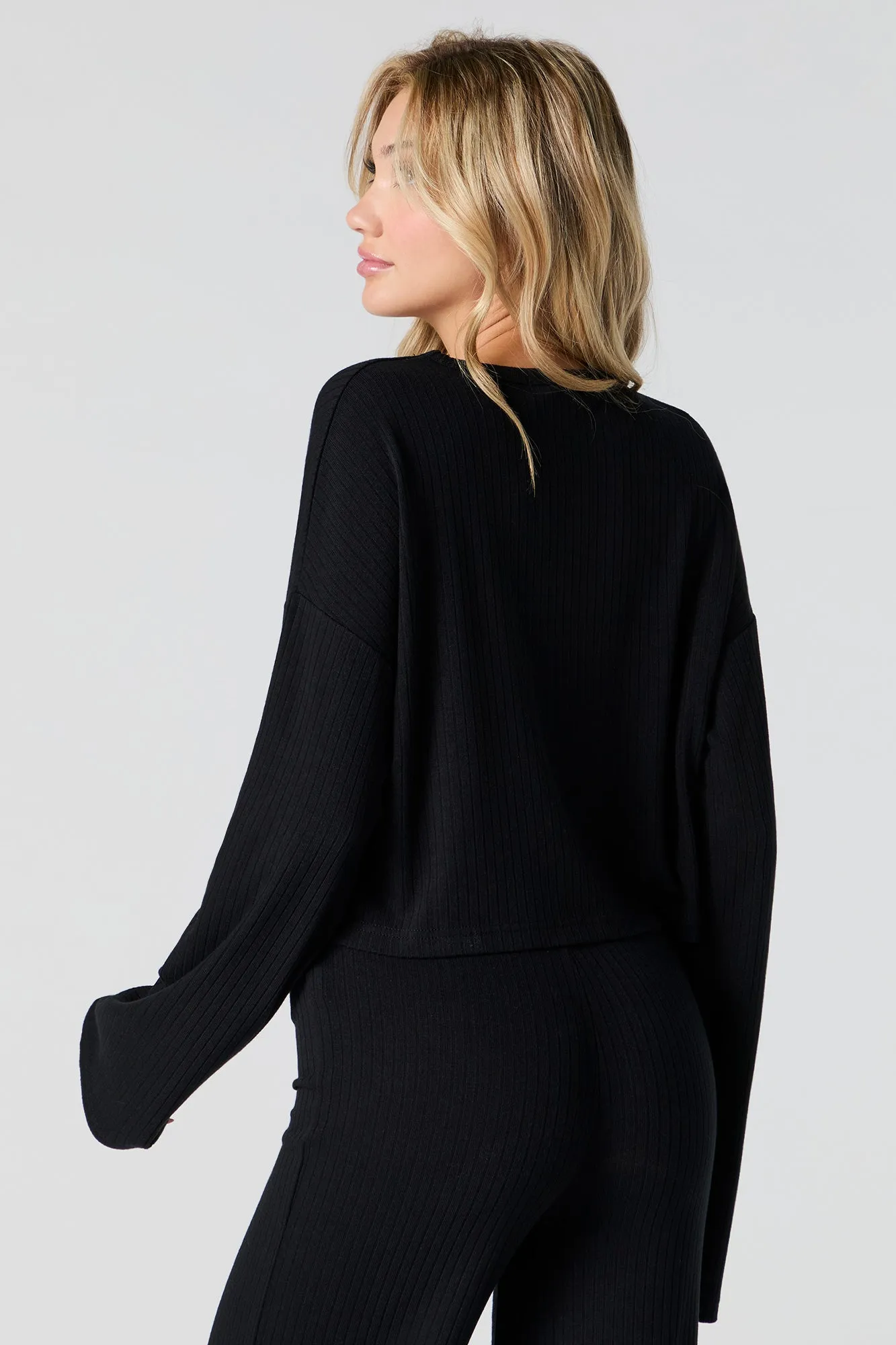 Ribbed Knit Cropped Sweater sold by Urban Planet product image thumbnail 5