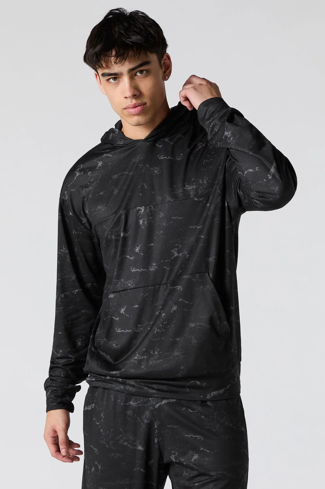 Active Acid Wash Hoodie sold by Urban Planet