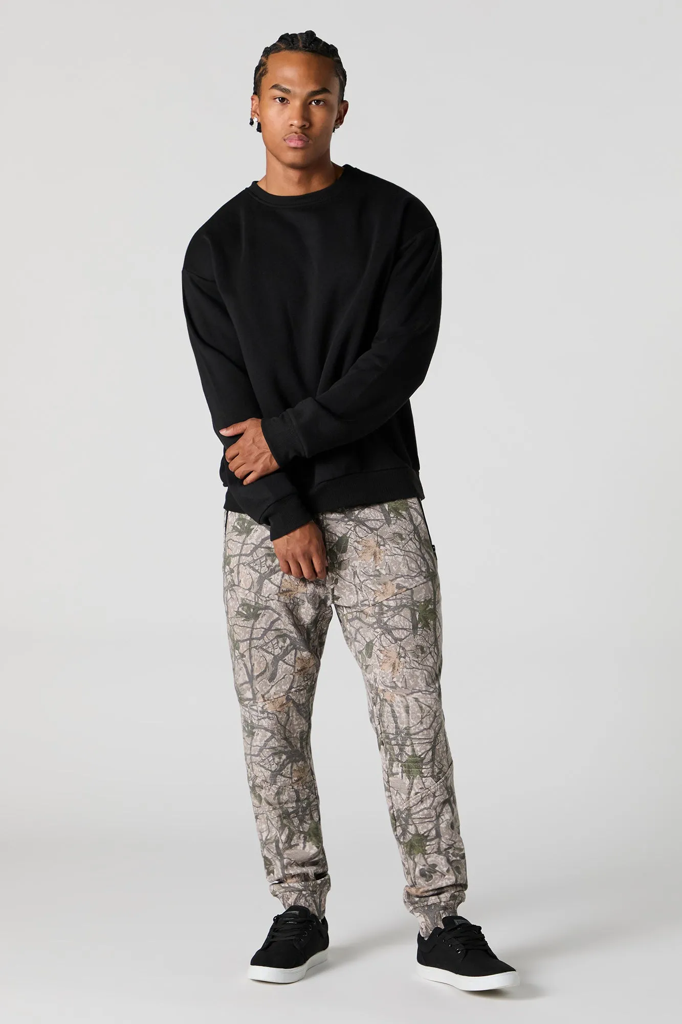 Fleece Moto Jogger sold by Urban Planet product image thumbnail 2