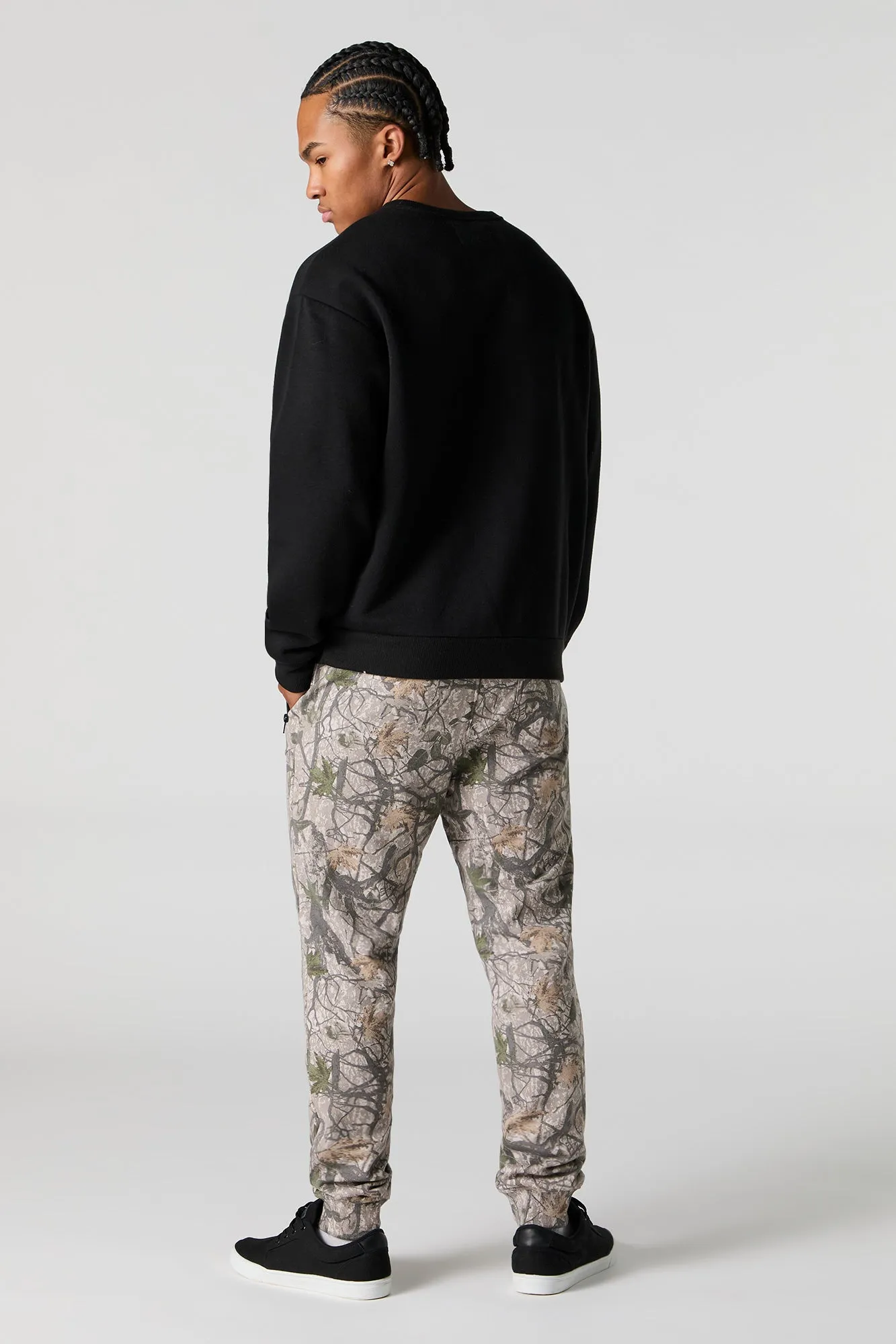 Jogger de style moto en molleton sold by Urban Planet product image thumbnail 3