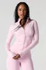 Active Solid Zip-Up Long Sleeve Top sold by Urban Planet