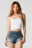 Camisole côtelée à bretelle bungee sold by Urban Planet