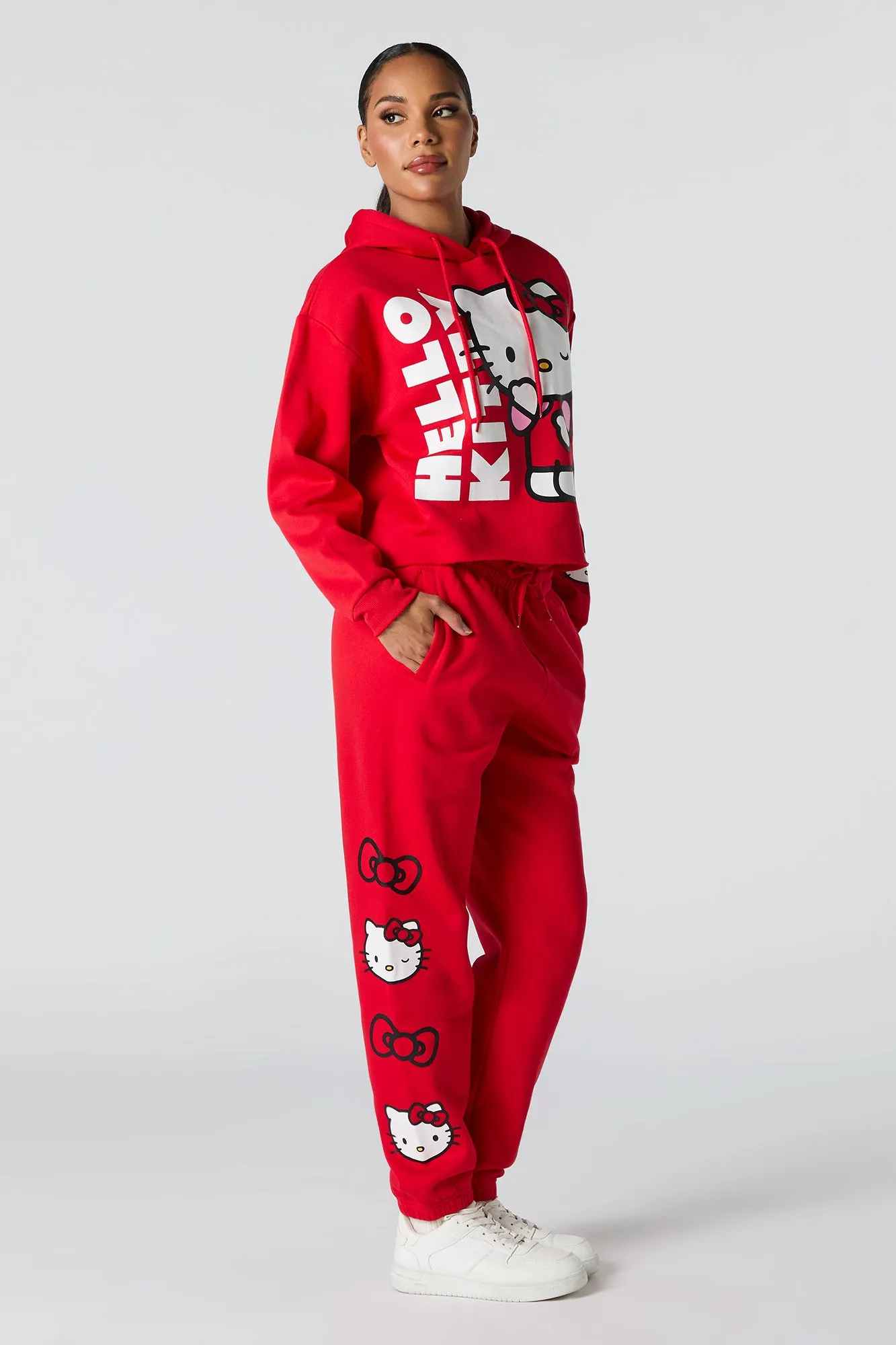 Hello Kitty Graphic Fleece Jogger sold by Urban Planet