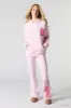 Haut à capuchon en molleton à broderie en chenille Barbie™ sold by Urban Planet
