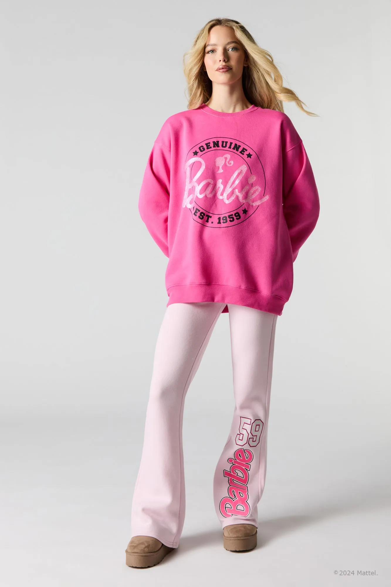 Chandail en molleton à imprimé Barbie™ Genuine sold by Urban Planet product image thumbnail 3